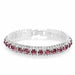 925 Sterling Silver Bracelets AAA Zircon Crystal Women Link Chain Jewelry