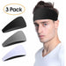 Sweatband Sports Headband Stretch Elastic Men Women Yoga Running Hair Bands