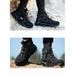 Work Safety Men Fashion Boots Steel Toe Shoes Puncture-Proof Work Sneakers