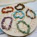 Irregular Natural Crystals 7 Chakras Stone Bracelet Beads Amethyst Jewelry Bracelet