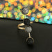 Vintage Antique Gold Black Rhinestone Knuckle Finger Rings Set Women Jewelry