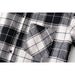 Women Shirt Plaid Oversize Turn-down Collar Leisure Fashion Loose Tops