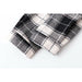 Women Shirt Plaid Oversize Turn-down Collar Leisure Fashion Loose Tops