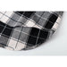 Women Shirt Plaid Oversize Turn-down Collar Leisure Fashion Loose Tops
