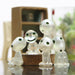 5pcs Mini Luminous Tree Elves Cute Resin Decoration Cartoon Toys