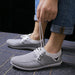 High Quality Canvas Casual Shoes Men Comfortable Breathable Flats Loafers Footwear