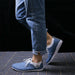 High Quality Canvas Casual Shoes Men Comfortable Breathable Flats Loafers Footwear