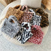 New Fashion Shoulder Bag Leopard Pattern Soft Fur Plush Handbags