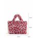 New Fashion Shoulder Bag Leopard Pattern Soft Fur Plush Handbags