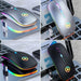 LED Backlit Rechargeable Wireless Silent Mouse USB Ergonomic Optical Gaming Mouse