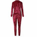 Velvet Tracksuit Women Sets 2 Piece Velour Set Women Sweat Suit Ladies Outfits