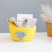 Cartoon Animals Hand Woven Storage Basket Kids Toys Organizer Laundry Baskets