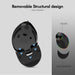 Ergonomics Vertical Gaming Mouse 6 Buttons 4000 DPI RGB Wired/Wireless Mice