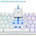 GK61 SK61 61 Key Mechanical Keyboard USB Wired LED Backlit Gaming Keyboard