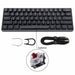 GK61 SK61 61 Key Mechanical Keyboard USB Wired LED Backlit Gaming Keyboard