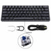 GK61 SK61 61 Key Mechanical Keyboard USB Wired LED Backlit Gaming Keyboard