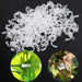 50/100pcs Reusable Plastic Plant Clips Supports Grafting Garden Tools