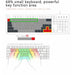SK68 PCB Mechanical keyboard Wireless Bluetooth Swappable ABS Gaming Keyboard
