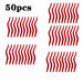 20PCS-100pcs Lifelike Red Worm Soft Lure Earthworm Fishing Silicone Artificial Bait