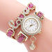 Women Bracelet Watches Ladies Luxury Fashion Rhinestone Quartz Wrist Watch