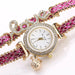 Women Bracelet Watches Ladies Luxury Fashion Rhinestone Quartz Wrist Watch