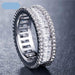 Fashion Luxury Multicolor Charm AAA Cubic Zirconia Wedding Rings Women Jewelry