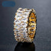 Fashion Luxury Multicolor Charm AAA Cubic Zirconia Wedding Rings Women Jewelry