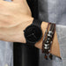Fashion Men's Luxury Wristwatch Casual Slim Mesh Steel Waterproof Sports Watch