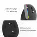 Delux M618C Wireless Gaming Mouse Ergonomic Vertical 6 Buttons RGB 1600 DPI Optical Mice
