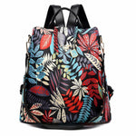 Waterproof Oxford Women Backpack Anti-Theft Print Design High Quality Backpack
