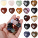 Heart Shaped Stone Love Healing Crystal Natural Gemstone Home Decor Jewelry
