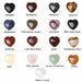 Heart Shaped Stone Love Healing Crystal Natural Gemstone Home Decor Jewelry