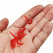 20PCS-100pcs Lifelike Red Worm Soft Lure Earthworm Fishing Silicone Artificial Bait