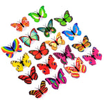 Colorful Luminous Butterfly LED Light Decorative Stickers Home Decor