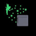 Creative Sneak Peep Luminous Switch Stickers Glow In The Dark Wall Decals Home Decor