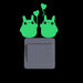 Creative Sneak Peep Luminous Switch Stickers Glow In The Dark Wall Decals Home Decor