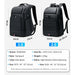 Anti-theft Waterproof Backpacks USB Charging High Capacity Travel Laptop Bags