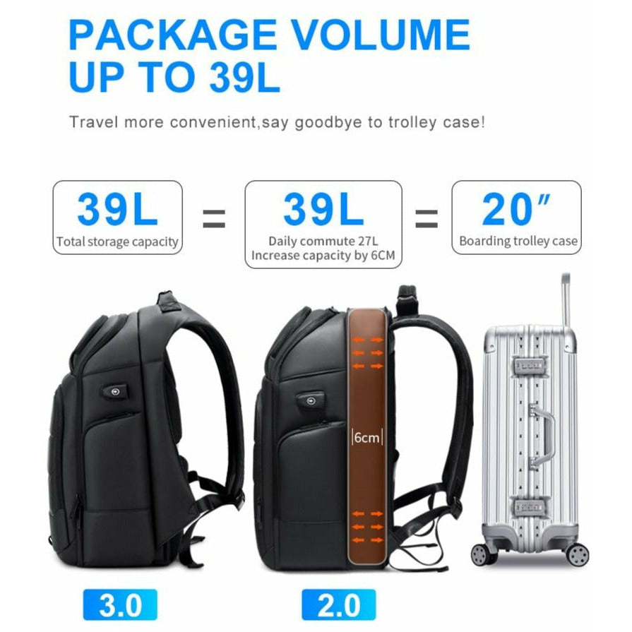 Atomic Computer Bag Anti-theft Waterproof Backpacks USB Charging Travel Laptop Bags – Atom ...