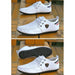 Solid Color Men Shoes New Style Breathable British Sneakers