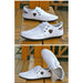 Solid Color Men Shoes New Style Breathable British Sneakers