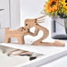 Wood Craft Figurine Desktop Table Ornament Carving Creative Home Office Decoration Pet sculpture