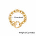 Hip Hop Alloy Necklace Bracelet Set Women Heart Necklace Creative Fashion Jewelry