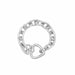 Hip Hop Alloy Necklace Bracelet Set Women Heart Necklace Creative Fashion Jewelry