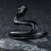 Men Women Punk Gothic Snake Dragon Silver Plated Rings Adjustable Vintage Jewelry
