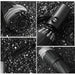 Windproof Umbrella Reflective Stripe Reverse LED Light Three Folding Inverted Umbrella