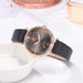 Women's Watch Luxury Leather Band Analog Quartz Ladies Wristwatch