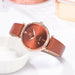 Women's Watch Luxury Leather Band Analog Quartz Ladies Wristwatch