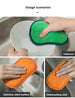 Household Magic Sponge Kitchen Cleaning Brush Microfiber Scrubber