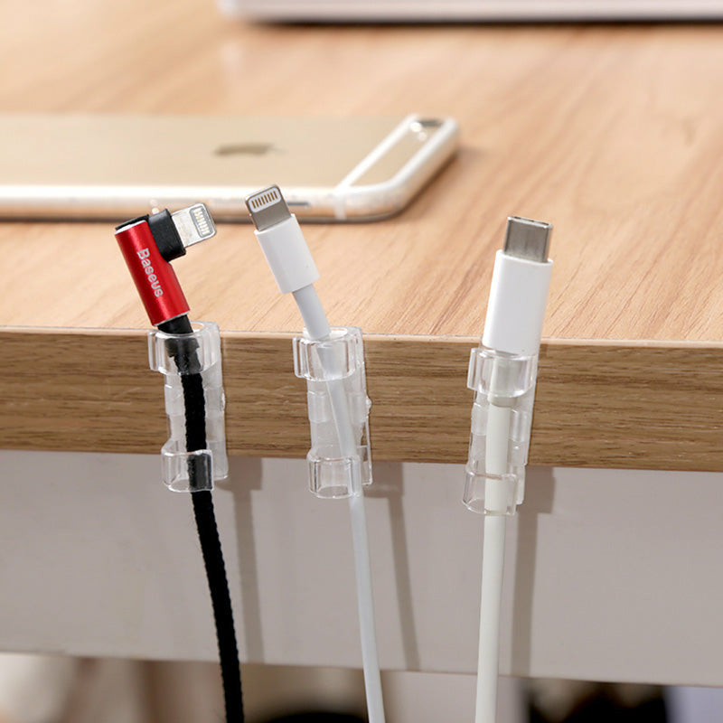 Cable Organizer Clips Desktop & Workstation Wire Manager Cord Holder ...