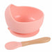 1Set Silicone Baby Feeding Bowl Tableware Kids Waterproof Suction Bowl With Spoon